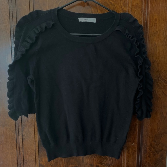 Zara Ruffle Sweater - Picture 2 of 3